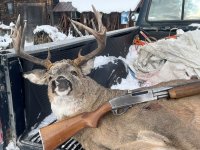 big woods whitetail buck 2024 with gun.jpg big woods whitetail buck 2024 with gun.jpg