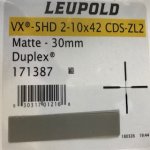 Leupold VX-5HD 2-10x42 CDS-ZL2 Matte-30mm Duplex sn346406AD.jpg
