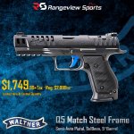 Walther Q5 Match Steel Frame, Semi-Auto Pistol, 9x19mm, 5″Barrel sm.jpg Walther Q5 Match Steel Frame, Semi-Auto Pistol, 9x19mm, 5″Barrel sm.jpg