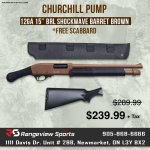 Churchill Pump 12ga 15- BRL Shockwave Barret Brown Free Scabbard.jpg Churchill Pump 12ga 15- BRL Shockwave Barret Brown Free Scabbard.jpg