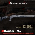 Benelli M4 12 Gauge Tactical Semi-Auto Shotgun with Collapsible Pistol Grip Stock Non-Restricted.jpg