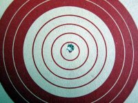 2 shots 20 yards grouse gun.JPG